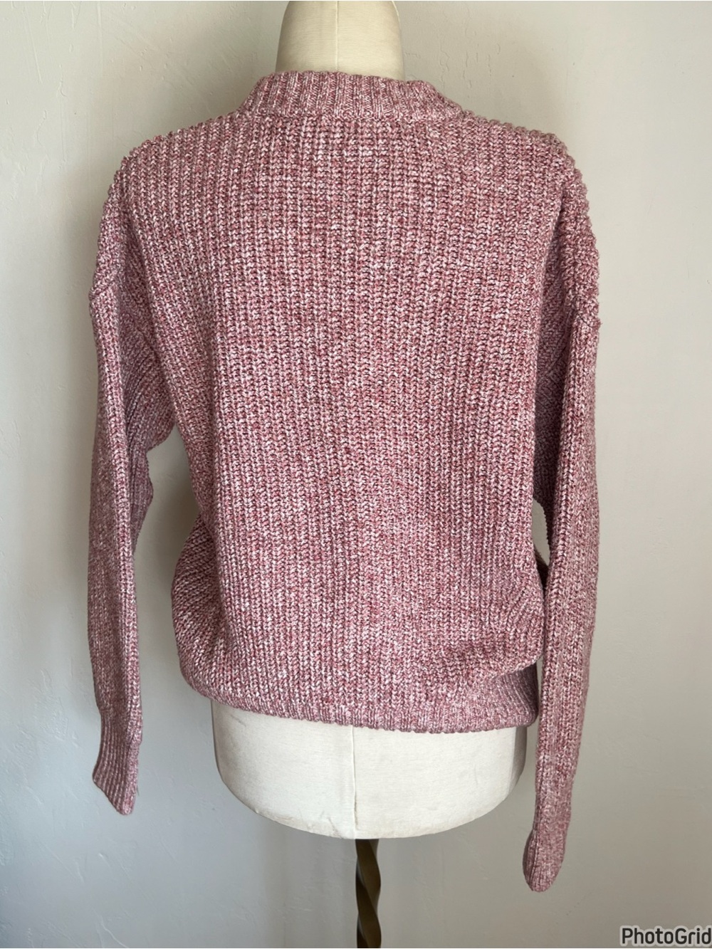 Faherty Sunwashed Organic Cotton Fisherman Sweater Small - Picture 3 of 4